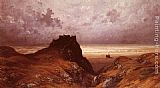 Gustave Dore Castle on the Isle of Skye painting
